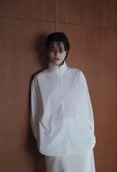 クラネ Clane HALF ZIP STAND COLLAR SHIRT 2のサムネイル