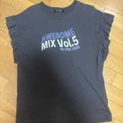 GORGE フレンチ袖フリルTシャツ