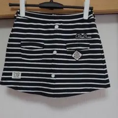 ブルクロ スカート風キュロット黒 Mサイズ