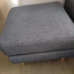 東京インテリア　カウチソファ　ラパン色グレー　カウチ部