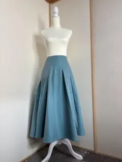 BLENHEIM フレアスカート プリーツ　ロング