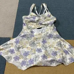 花柄ワンピース水着 120cm