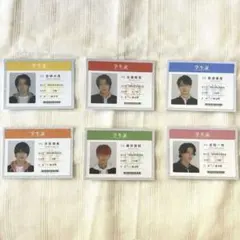 美 少年　厚紙カード 学生証6枚