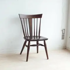 KASHIWA　柏木工　ヴィンテージ ダイニングチェア 昭和レトロ 中古 柏木工 kashiwa ダイニングチェア 2客セット ウィンザー チェア