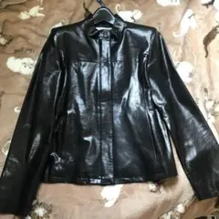 レザー　本革　ジャケット　黒　SURELLE JUILLET　レディース　9号