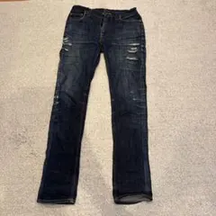 Nudie Jeansデニムパンツ ダメージ加工