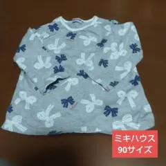 ミキハウス リボン柄 Tシャツ 90サイズ