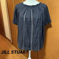 JILLSTUART ブラウス ネイビー レース切替のサムネイル
