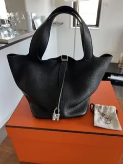 HERMES ピコタンロックPM ブラック トリヨン SV金具 Z刻印 - メルカリ