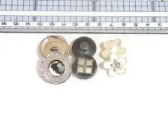 ボタン　シェル3種類