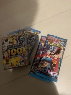 ポケモンカード　スタートデッキ100、パック