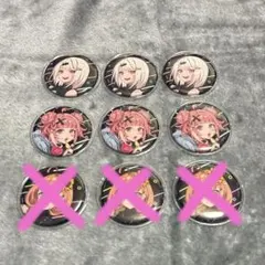 にじさんじフェス2025 ランダム缶バッチ(椎名唯華・笹木咲 ×3)