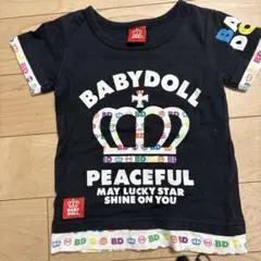 BABYDOLL 王冠　半袖　男の子　女の子　キッズ　Tシャツ 100