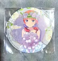 五等分の花嫁　くじ引き堂　BIGキラキラ缶バッジ　二乃　オンラインくじ