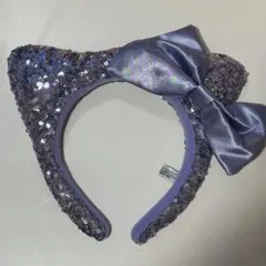 キティちゃカチューシャ スパンコール 紫