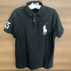 Polo Ralph Lauren ブラック ポロシャツ M ビッグポニー　半袖