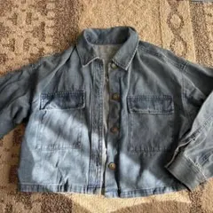 ライトブルー デニムジャケット　サイズS GU