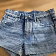【美品】Lee レディース ショートパンツ ライトブルー