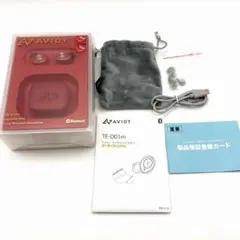 AVIOT ワイヤレスイヤホン TE-D01m レッド bluetoothのサムネイル