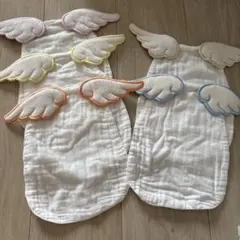 翼デザインの汗取りパッド5枚セット