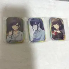 プロセカ朝比奈まふゆ缶バまとめ売り スクエア缶バッジ