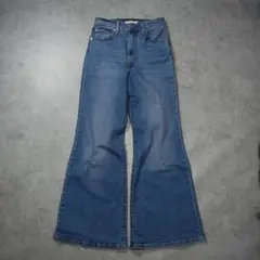 美品 RIBCAGE BELL Levi’s W27 ベルボトム デニムパンツ