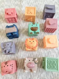 知育玩具 ソフトブロック 動物 パズル 積み木のサムネイル