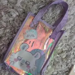 ちいかわ　しまむら　オーロラ　ミニトート　モモンガ