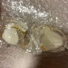 いぬのけだまだま　柴犬　犬 2個セット ガチャ キーホルダー　うちのこ