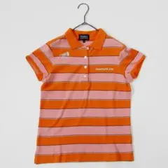 PEARLY GATES　パーリーゲイツ　ボーダーゴルフポロシャツ　0サイズ