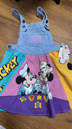ミッキー ミニー ジャンバースカート 110
