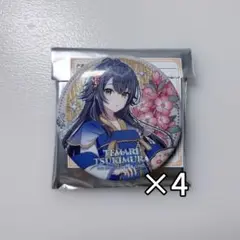 学園アイドルマスター上海限定 月村手毬 缶バッジセット 梅影霓裳 4点セット