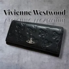 【入手困難・美品】ヴィヴィアンウエストウッド チェーン型押し 長財布 オーブ