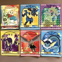 丸美屋　ポケモンカレー　ポケモンシール　6枚セット