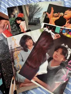 レア‼︎ ◇中森明菜 切り抜き 生写真 プロマイド など◇40ページ