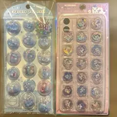 カプセルポップシール•おはじきシール　 【シマエナガ•ユニコーン】　２枚セット