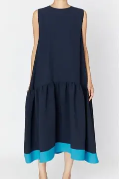 限定値下げ！ヨーコチャン　ヘムフレアドレス 中古・古着通販】YOKO CHAN (ヨーコチャン) ロングスリーブヘムフレ