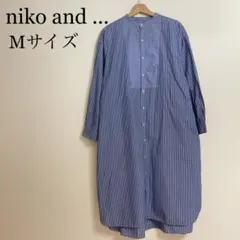 niko and... ストライプシャツワンピースのサムネイル