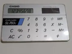 中古　ソーラー電卓　カシオ　SL-760cSR 昭和レトロ