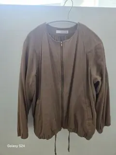 アバハウス　ブルゾン　ブラウン ドローストリング付き