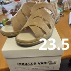 COULEUR VARIE サンダル 23.5cm ベージュのサムネイル