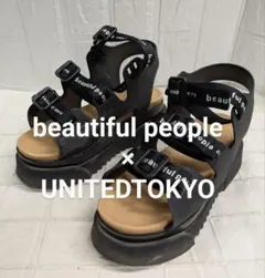 beautiful people×UNITEDTOKYO コラボ　厚底サンダルのサムネイル