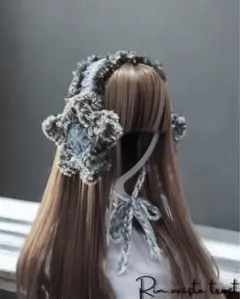 再販　星型　イヤーマフ　耳あて　ハンドメイド　編み物　耳当て　韓国　防寒