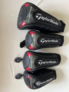 TaylorMade テーラーメイド ヘッドカバー 4個セット ブラック