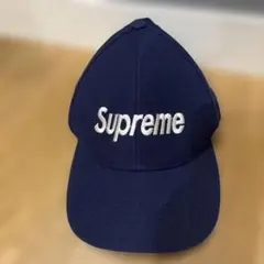 SUPREME シュプリーム Sロゴ キャップ ネイビー 正規品 - メルカリ