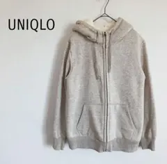 ユニクロ UNIQLO ボアスウェットフルジップパーカ 長袖 大きいサイズ XL