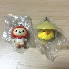 リラックマ　コリラックマ　キイロイトリ　フィギュアキーチェーン　新品　ガシャポン