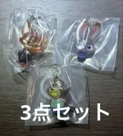 ズートピア2 めじるしアクセサリー　ジュディA ニックB 二ブルズ　3点セット