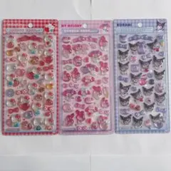 正規品　ボンボンドロップシール　シール　サンリオ　クロミ　マイメロ　ハローキティ