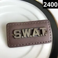 2点目から半額⭐︎ヴィンテージ　レザー調S.W.A.T.ピンズ　ミリタリーサバゲーのサムネイル